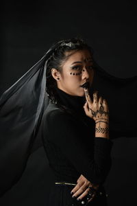 Portrait of a young woman