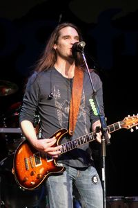 Young man playing guitar