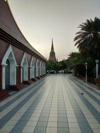 View of historical building against clear sky