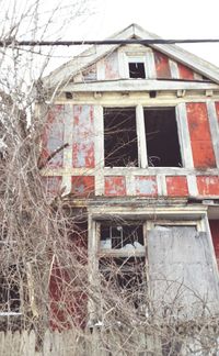 Low angle view of old building