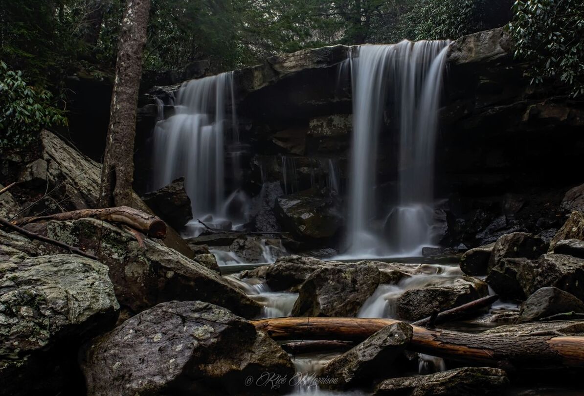 waterfall, motion, long exposure, flowing water, water, flowing, forest, rock - object, beauty in nature, nature, blurred motion, scenics, tree, environment, power in nature, splashing, falling, outdoors, day, no people