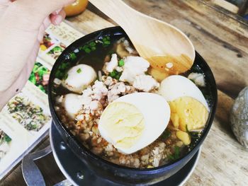 Close-up of food in bowl