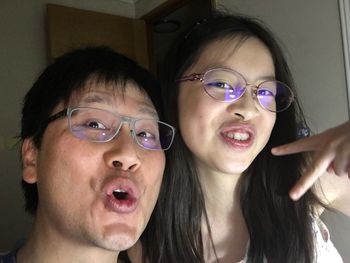 Portrait of woman with eyeglasses