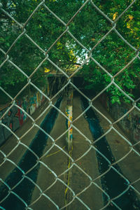 Full frame shot of chainlink fence