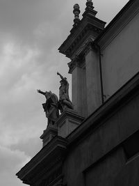 Low angle view of historical building