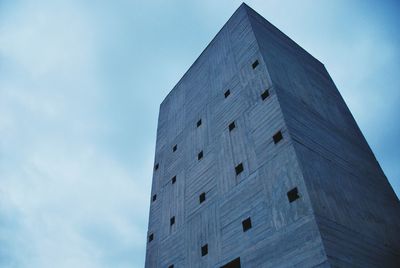 Low angle view of building against sky