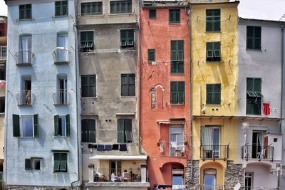 Full frame shot of residential buildings