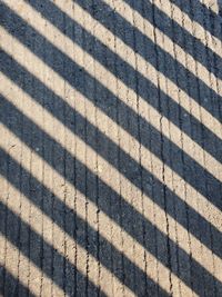 High angle view of zebra crossing