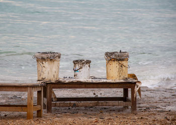 Jordan dead sea spectacular landscape with very salty water