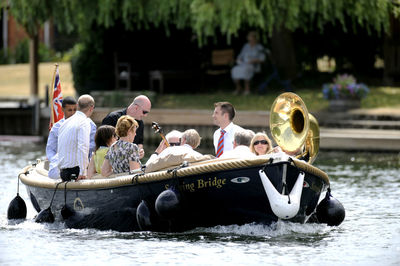 Group of people in boat