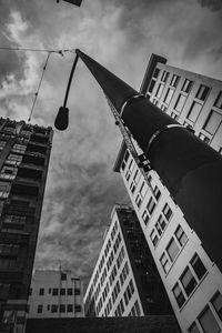 Low angle view of buildings against sky