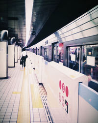People at subway station