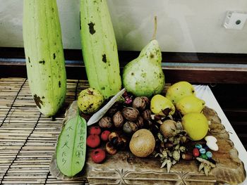 Vegetables in container