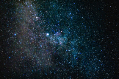 Low angle view of stars in sky