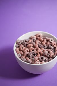 Close-up of ice cream in bowl