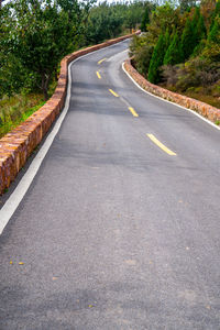 A path on the fuxi mountain in henan province, china