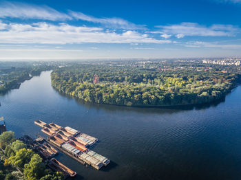 Aerial view of cityscape