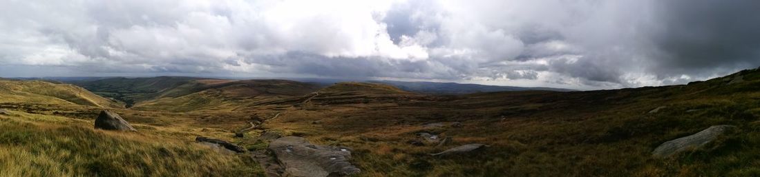 Panoramic view of landscape against sky