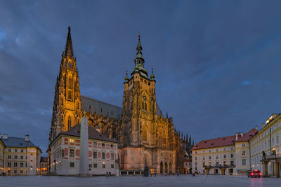 Low angle view of cathedral against sky