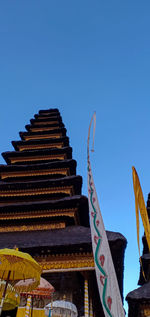 Low angle view of building against sky