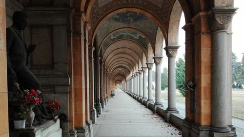 Corridor of historic building