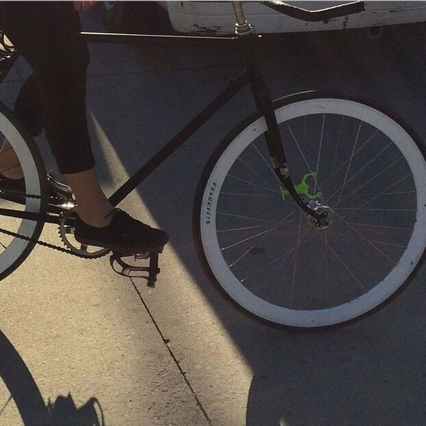 bicycle, men, low section, transportation, lifestyles, part of, wheel, leisure activity, high angle view, indoors, unrecognizable person, land vehicle, shadow, mode of transport, cropped, sunlight, day