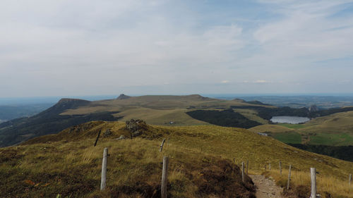 Scenic view of landscape against sky