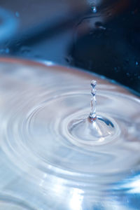 Close-up of rippled water