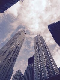 Low angle view of modern office building