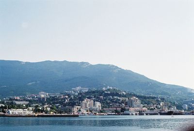 River with cityscape in background