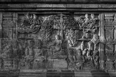 View of buddha statue in temple