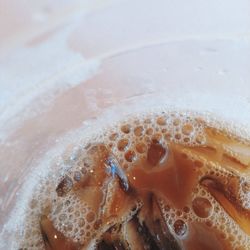 Close-up of drink with ice