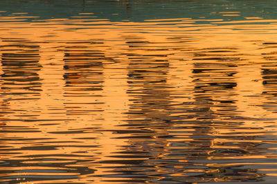 Full frame shot of rippled lake