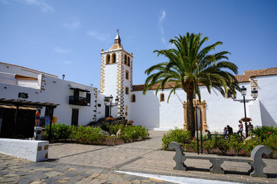 Old town in lanzarote canary islands