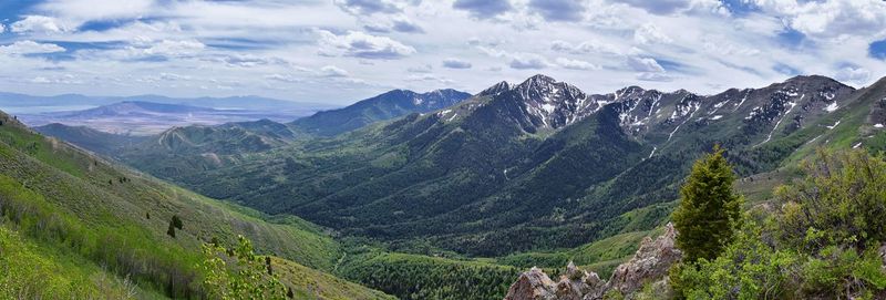 Rocky mountain wasatch front butterfield canyon oquirrh mountains utah, united states.