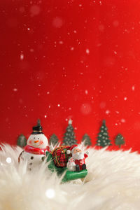 View of christmas tree
