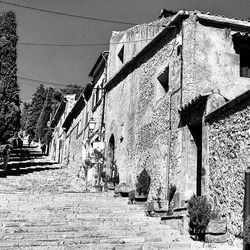 Alley in old building