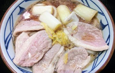 Close-up of fruit salad in plate