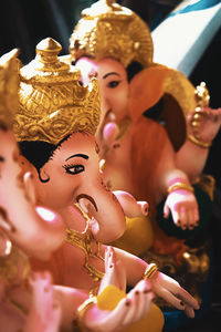 Close-up of ganesh statue