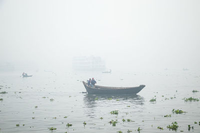 Boat in sea