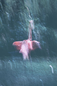 Full frame shot of water splashing in sea