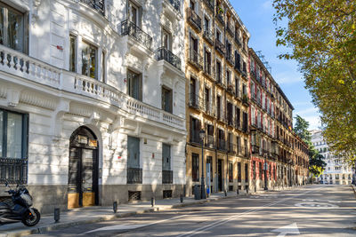 Street amidst buildings in city