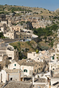 Matera, sassi di matera - old stone town in basilicata region, southern italy