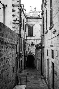 Alley amidst buildings