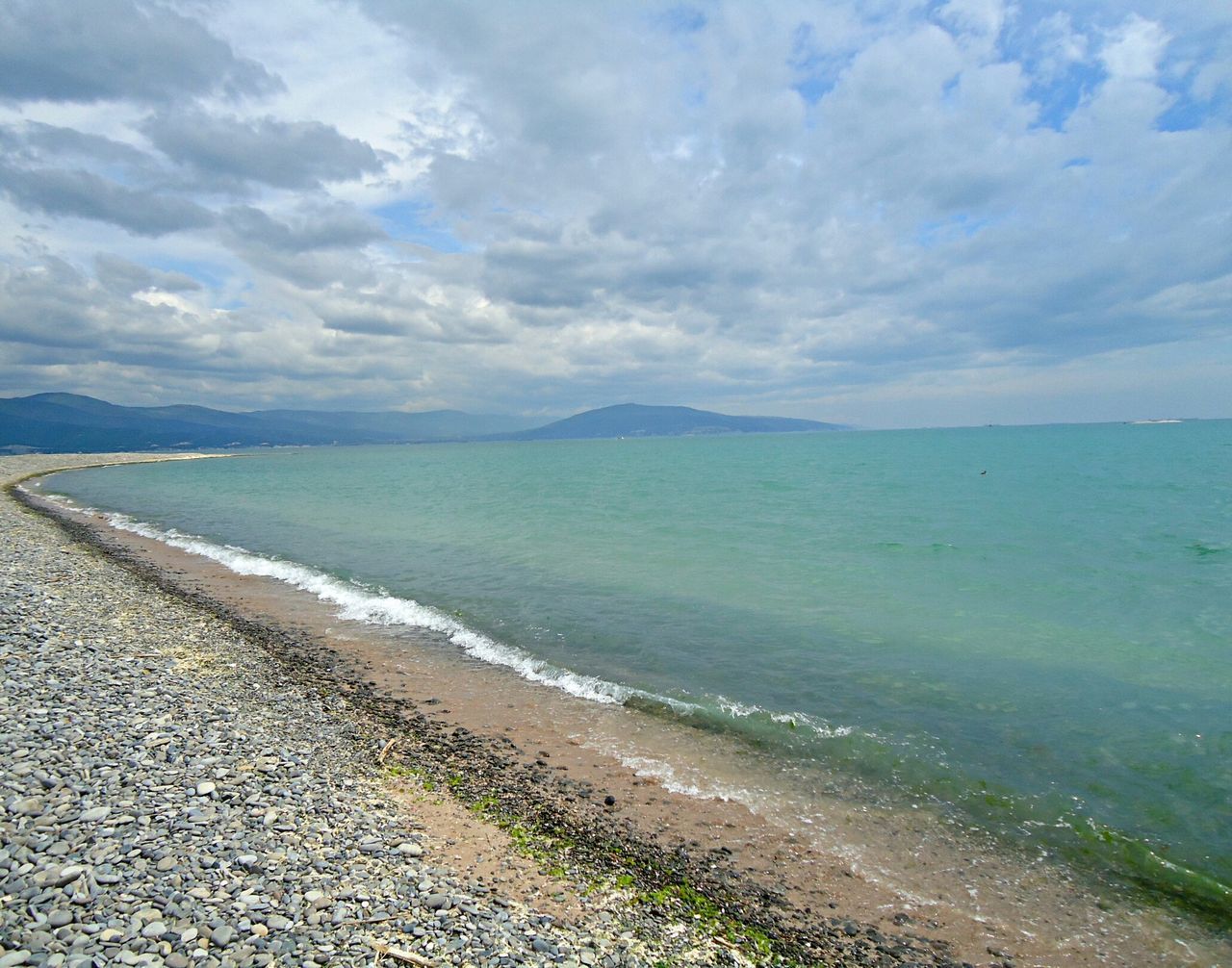 Scenic view of beach