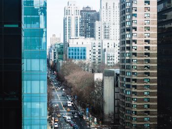 View of city buildings