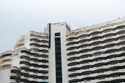 Low angle view of building against clear sky