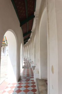 Corridor of building