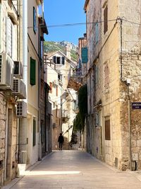Street amidst buildings in city
