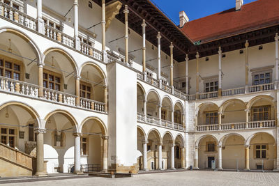 Low angle view of historical building